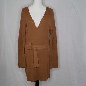 Leith Belted Sweater Dress  NWT